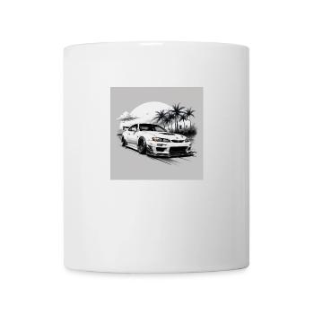 JDM Sportcar Tuning City Drift Highway Cadeau - Mug blanc - blanc - Devant