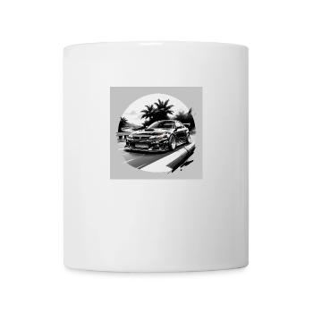 JDM Sportcar Tuning City Car Gift Highway - Mug - white - Front