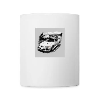 JDM Sportcar Tuning City Drift Cadeau Voiture - Mug blanc - blanc - Devant