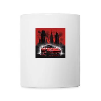 JDM Sportcar Tuning Plage Palmiers Dérive Légère - Mug blanc - blanc - Devant