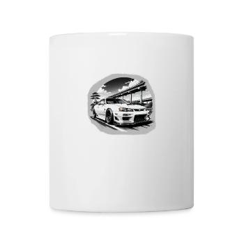 JDM Sportcar tuning Driftcar Voiture Cadeau PS - Mug blanc - blanc - Devant