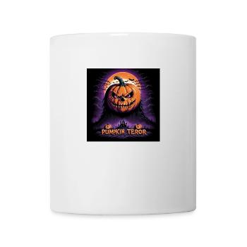 Halloween citrouille rétro des années 90 Costume effrayant - Mug blanc - blanc - Devant