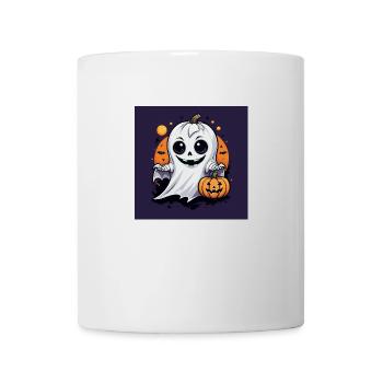 Ghost Ghost Halloween Pumpkin Bat - Mug - white - Front