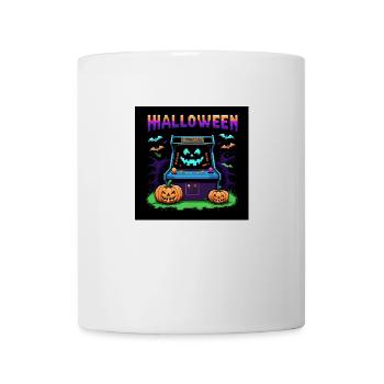 Jeux Fantôme Fantôme Halloween Citrouille Chauve-souris - Mug blanc - blanc - Devant