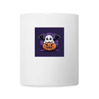 Ghost Ghost Halloween Pumpkin Bat - Mug - white - Front