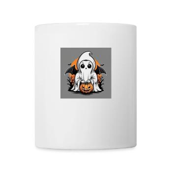 Ghost Ghost Halloween Pumpkin Bat - Mug - white - Front