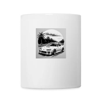 JDM Sportcar Tuning Driftcar Car Gift PS - Mug - white - Front
