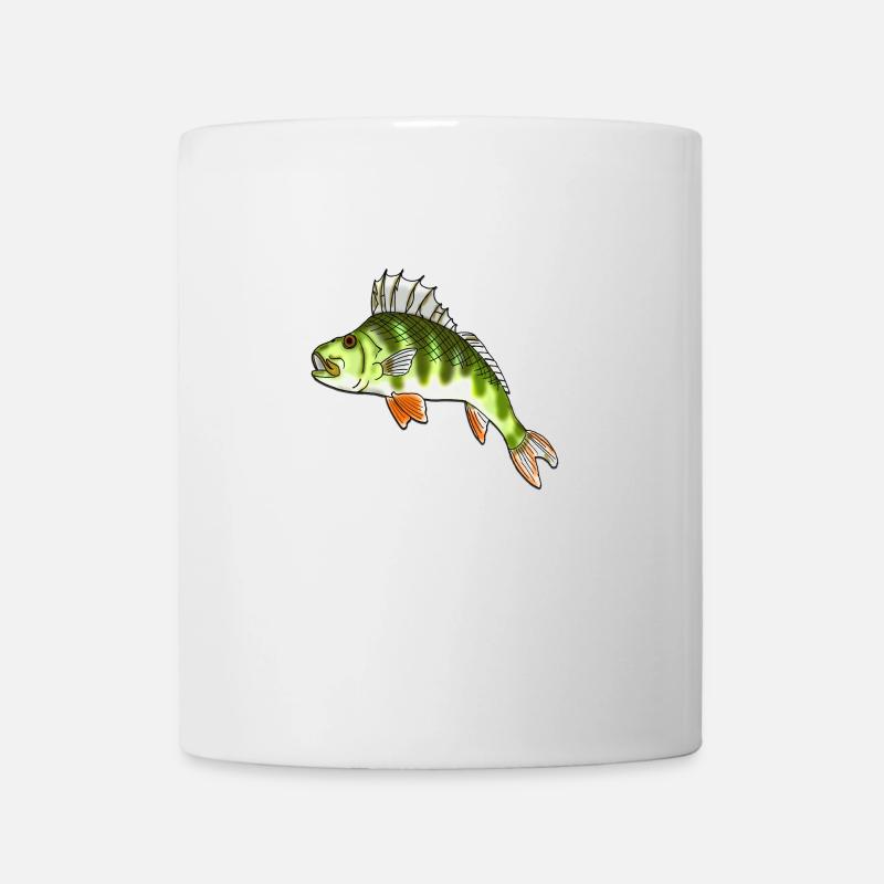 Barsch - Tasse - Weiß
