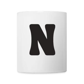 N - Mug - white - Front