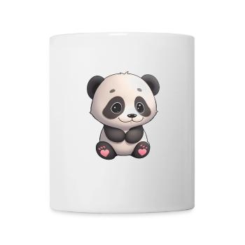 Totally cute panda bear - Mug - white - Front