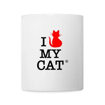 I love my cat - Mug blanc - blanc - Devant