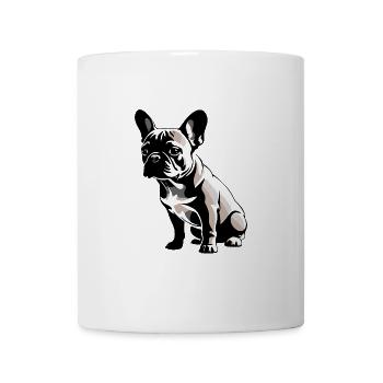 French Bulldog - Pet Dog Design - Mug - white - Front