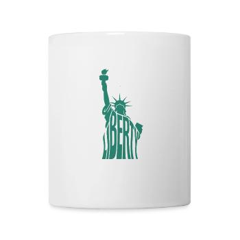 Statue de la Liberté - Cool New York USA Logo - Mug blanc - blanc - Devant