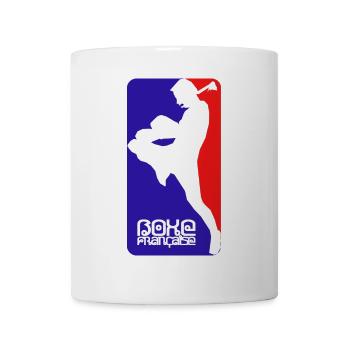 boxe française - Mug blanc - blanc - Devant