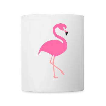 flamant - Mug blanc - blanc - Devant