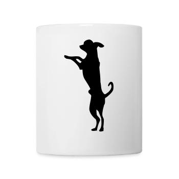 chihuahua jeu 1c - Mug blanc - blanc - Devant
