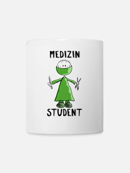 Medizin Student Strichmännchen - Chirurgie - Fun - Tasse - Weiß