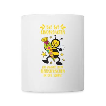 School enrollment bee sugar cone school kindergarten - Mug - white - Front