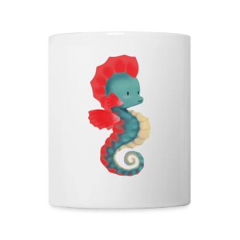 Seepferdchen Illustration - Tasse - Weiß - Vorne