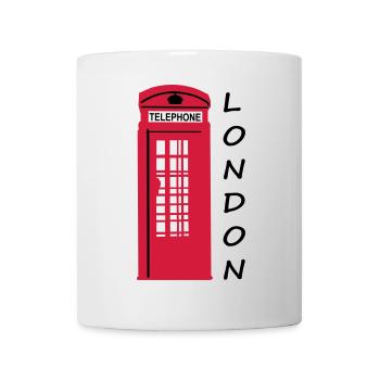 Phone Box London - Tasse - Weiß - Vorne