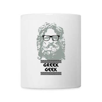 Greek Geek - Mug - white - Front