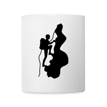 escalade - Mug blanc - blanc - Devant