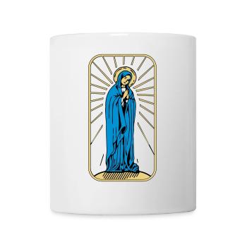 Heilige Maria ohne Hintergrund - Tasse - Weiß - Vorne
