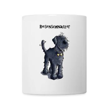 Süßer Riesenschnauzer - Tasse - Weiß - Vorne