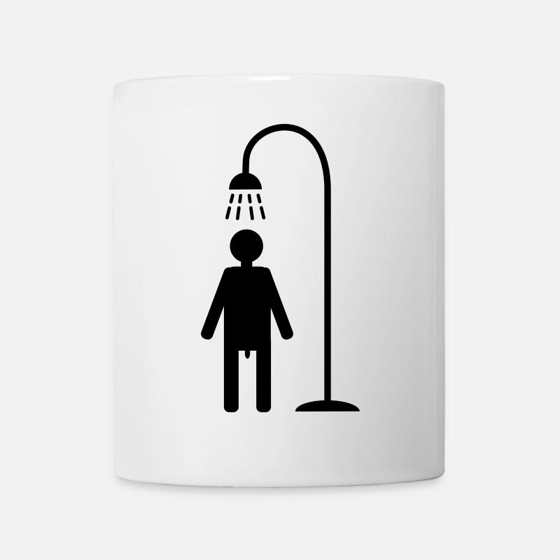 douche - Mug blanc - blanc