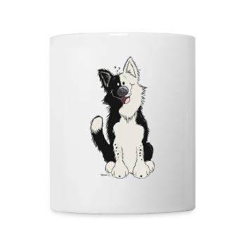Cute Border Collie - Mug - white - Front