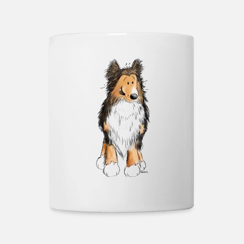 Petit Sheltie I Shelties I Chien Comique - Mug blanc - blanc