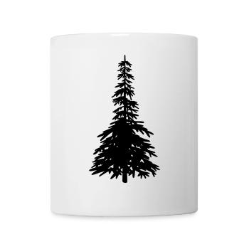 Christmas tree - Mug - white - Front
