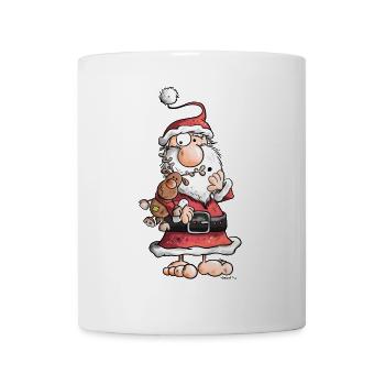 Santa Claus câlins Rennes - Mug blanc - blanc - Devant