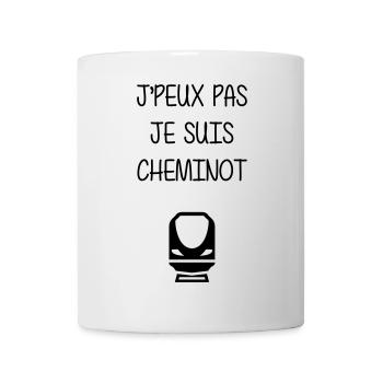Railway Railwayman Cheminot Train Eisenbahn - Mug - white - Front