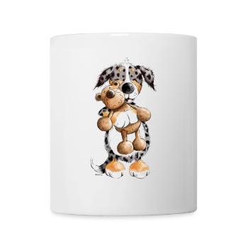 Australian Shepherd i Legetøj - Kop/krus - hvid - Foran