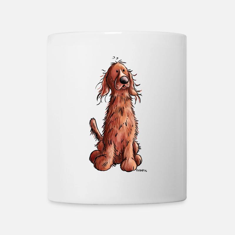Süßer Irish Setter - Tasse - Weiß