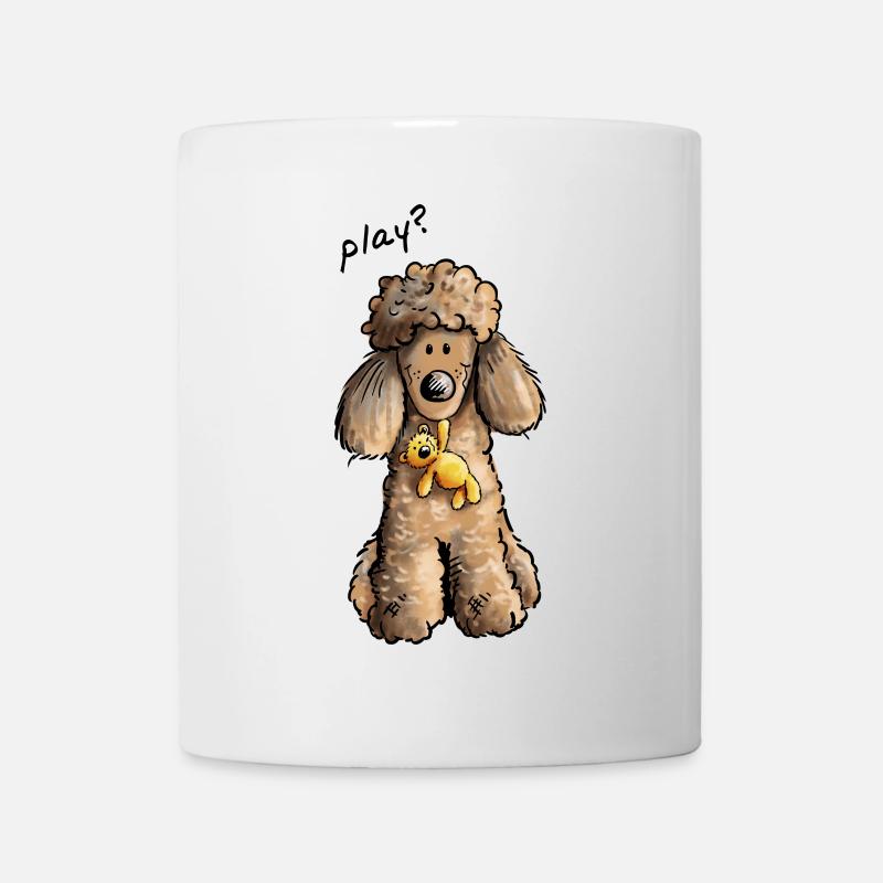 Jouer Caniche - Caniche - Nounours - Mug blanc - blanc