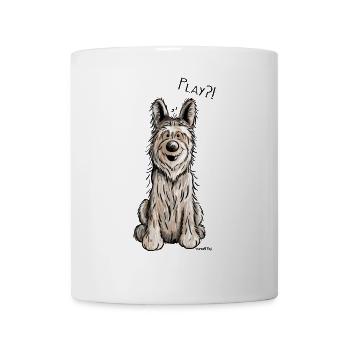 Happy Berger Picard - Hund - Dog - Tasse - Weiß - Vorne