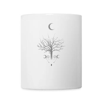 Okkulter Mondbaum Dunkler Herbst - Tasse - Weiß - Vorne