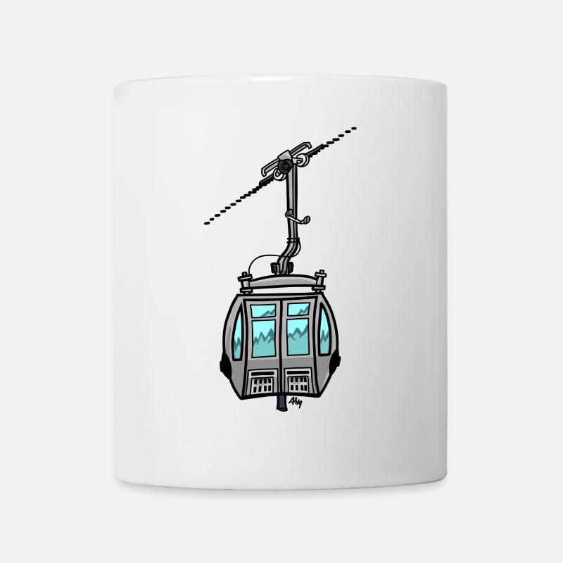 0851 lose Gondel - Tasse - Weiß