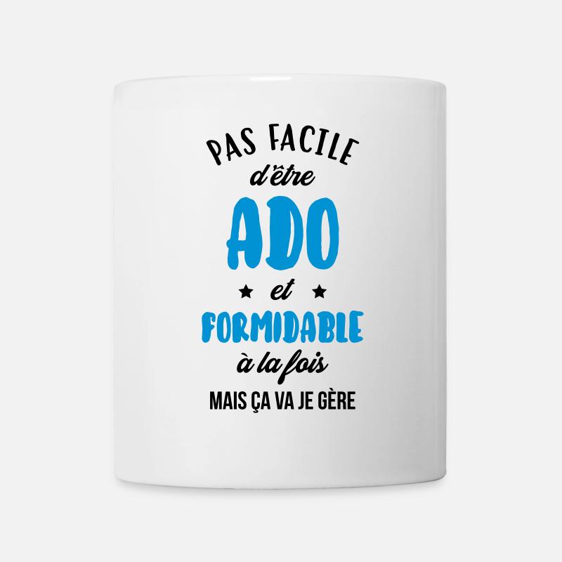 adolescent / enfant / ado / adolescente - Mug blanc - blanc