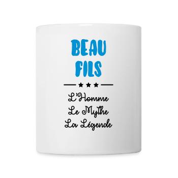 Beau Fils - Beau-Fils - Famille - Mariage - Tshirt - Mug - white - Front