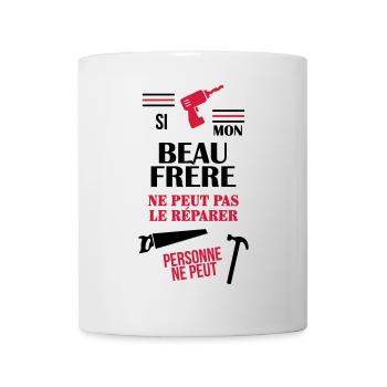 Belle Beau-Frère / Belle-Sœur / Beau Frere / Belle - Mug blanc - blanc - Devant