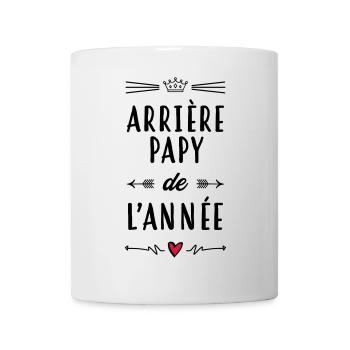 Papy Papi Grand-Père Retraite famille - Mug blanc - blanc - Devant