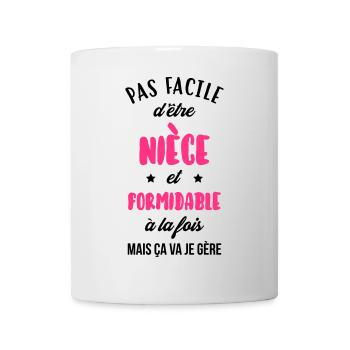 Nièce / Neveu / Oncle / Tante - Mug blanc - blanc - Devant