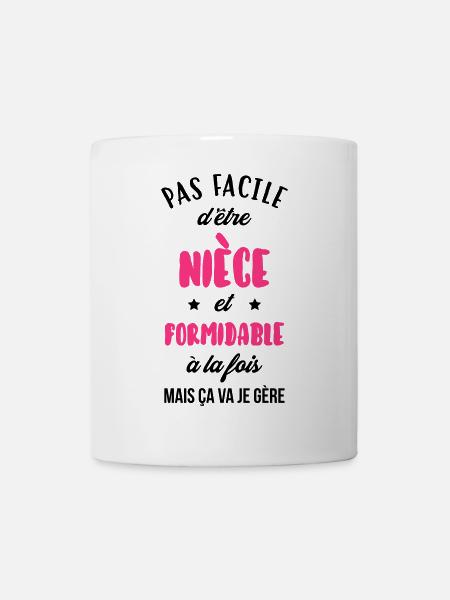 Nièce / Neveu / Oncle / Tante - Mug blanc - blanc