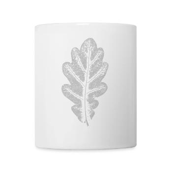 Leaf OAK / Oak Leaf WHITE - Mug - white - Front