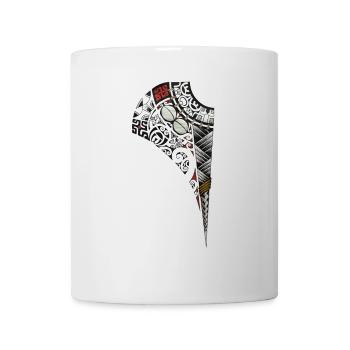 Polynesien Tattoo Design "CedMa" - Tasse - Weiß - Vorne