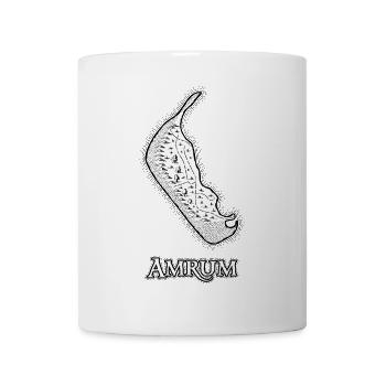 Amrum | Carte | Carte au trésor - Mug blanc - blanc - Devant