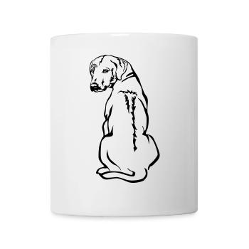 Rhodesian Ridgeback - Tasse - Weiß - Vorne